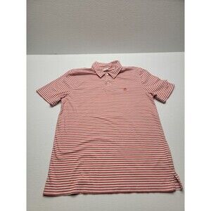 Brooks Brothers Polo Shirt Mens Large Slim Fit 1818 Performance Striped